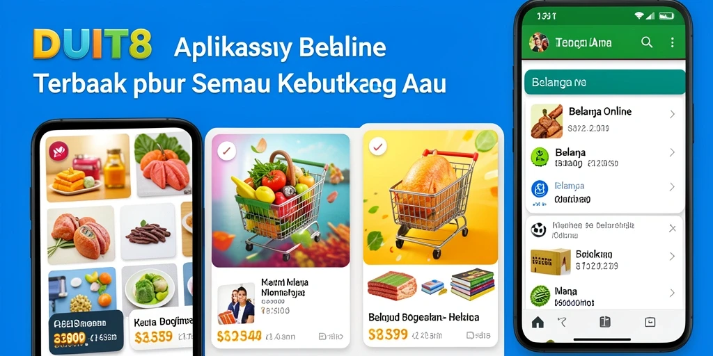 Antarmuka pengguna <strong>DUIT8</strong> yang menarik untuk belanja online.