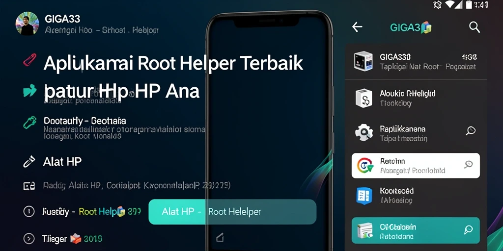 Antarmuka pengguna GIGA33 yang intuitif dan mudah dipahami.