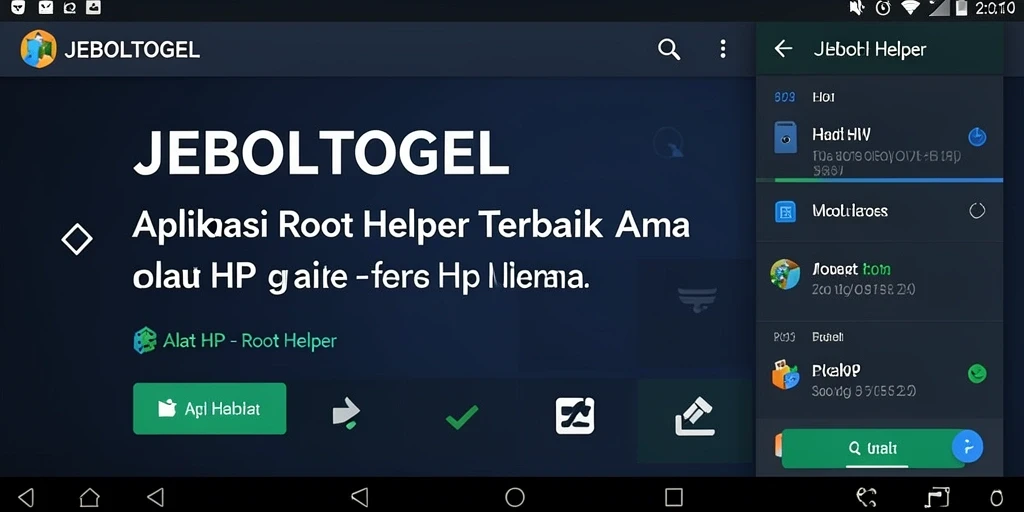 Antarmuka pengguna JEBOLTOGEL yang intuitif dan fungsional.