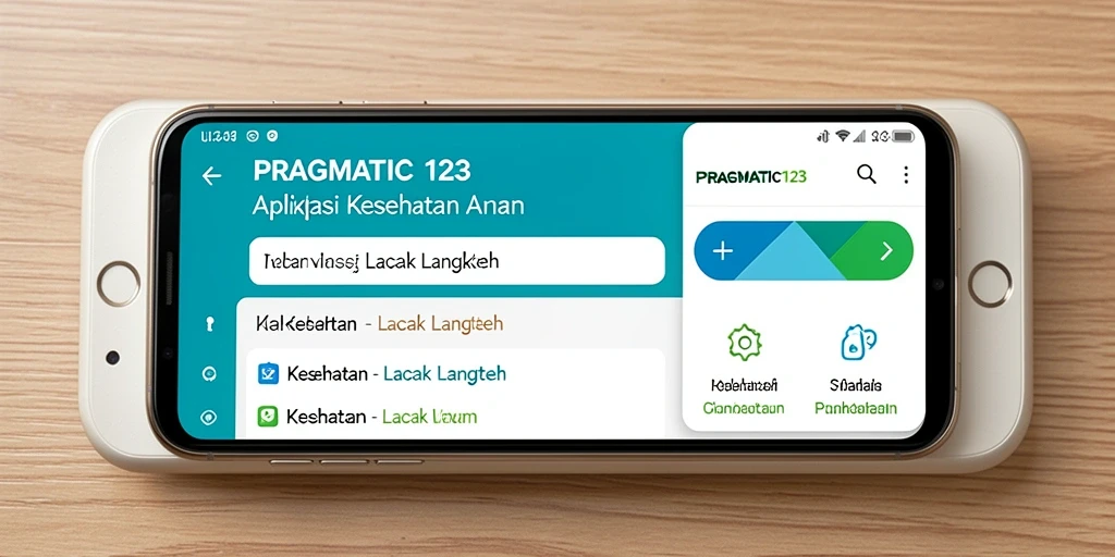 Antarmuka pengguna PRAGMATIC123 yang intuitif untuk pelacakan langkah.