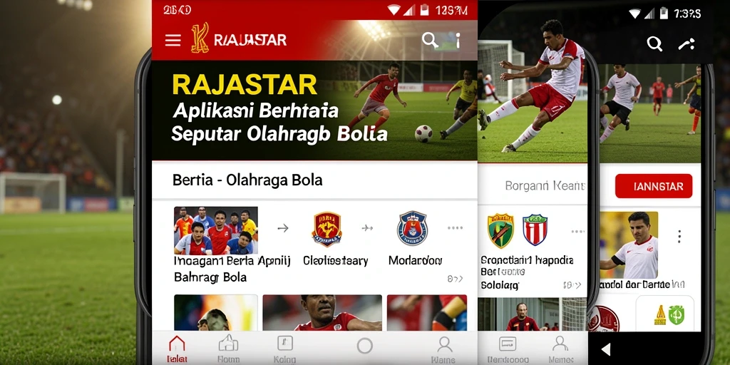 Tampilan antarmuka RAJASTAR yang modern dan informatif.