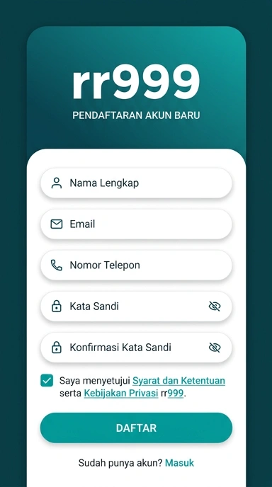 Cara Mudah Daftar Akun rr999 untuk Pengguna Android